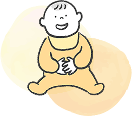 赤ちゃんのイラスト